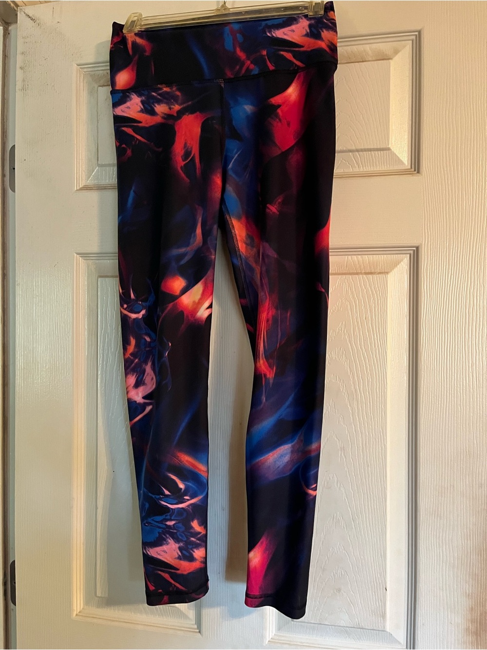 Old Navy Women's Swirl Print Leggings - Blue & Pink